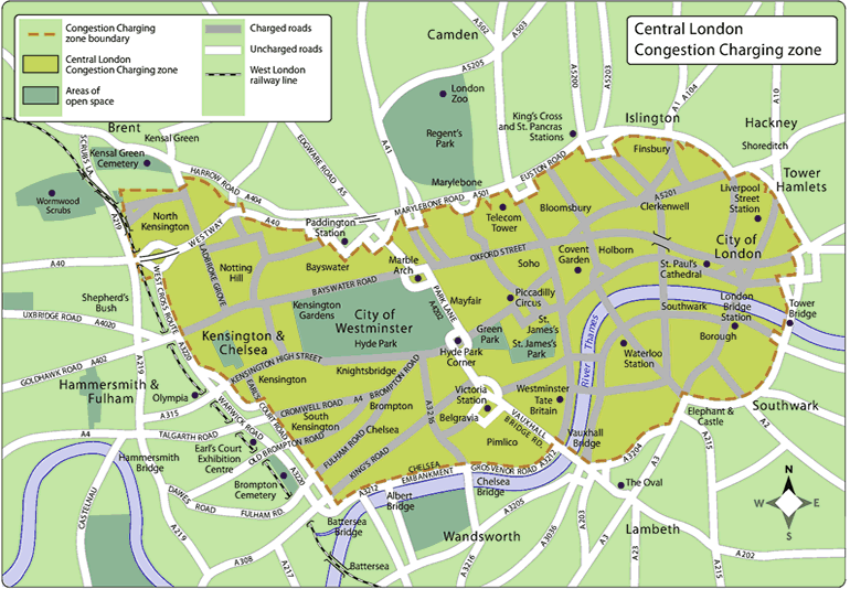 Capital Cargo, Parking in London