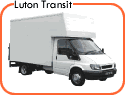 Luton transit with tail lift